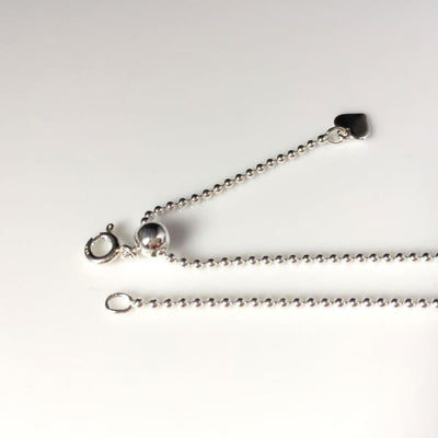 ADJUSTABLE 24" SILVER CHAIN | < Z-FIRE-COM > Free Standard Shipping Metal type: Sterling silver Karat/purity: 925 Width : 1.5mm Overall length/dimensions : 24" (adjustable) Clasp type: Spring ring Style: Bead Metal color: White