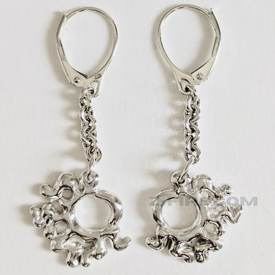 Sun Moon Fine Silver Earring Dangles | < Z-FIRE.COM >  https://z-fire.com/products/sun-moon-earrings  Free Standard Shipping Free Astrological Report of Choice .999 Fine Silver sun moon dangles .925 Sterling Silver Lever Backs About 2 Inches Total Length About 5.5 cm in total length About .75 Inch Wide About 1.5 cm Wide Hassle Free returns